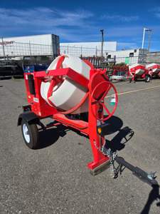 ซื้อเครื่องผสมคอนกรีตแบบลากจูงทั้งแบบใหม่และแบบใช้แล้ว พร้อมปั๊มและเครื่องยนต์ สำหรับโรงงานผลิต งานก่อสร้าง แบบปล่อยด้วยมือ - Product Image 4