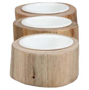 Wooden tabletop votive <b>holder</b> indoor & outdoor <b>tealight</b> candle <b>holder</b> home hotel office wedding party decoration wholesale - Product Image 3