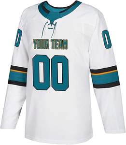 Camiseta de hockey sobre hielo de manga larga de secado rápido al mejor precio, logotipo de impresión por sublimación, ropa de hockey sobre hielo para equipos deportivos - Product Image 6