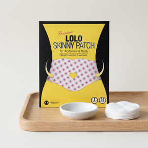 Patch Minceur Brûle-Graisse Abdominale LoLoSKINNY Édition Noire pour Réduction de la Cellulite de l'Abdomen et de la Taille, Patch de Nuit, 10 Pièces - Product Image 1