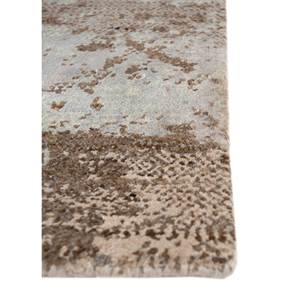 Alfombra Kavi Ivory de Lana y Seda de Bambú Anudada a Mano, Colección Afterglow, Abstracta, 10 mm, para el Hogar, Pasillo, Forma Rectangular, Alfombras Jaipur - Product Image 4