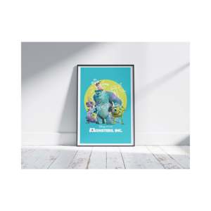 For Disney Pixar Monsters Inc. Modern Paper <b>Poster</b> for Birthday Decorations - Product Image 5