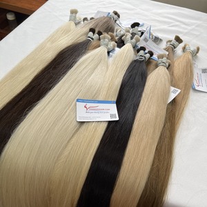 Precio de fábrica Extensiones de cabello ruso de cabello humano de todos los colores - Product Image 3