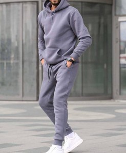 Conjunto Deportivo de Felpa Gruesa para Hombre, Sudadera con Capucha y Pantalones Deportivos Transpirables para Invierno, Envío Aéreo - Product Image 6