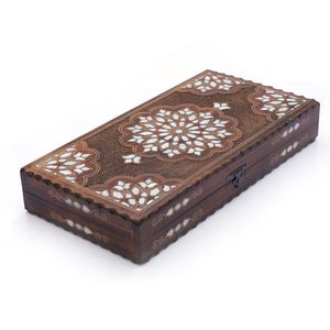 Elry กล่องของขวัญกล่องไม้ทรงสี่เหลี่ยมผืนผ้าสำหรับตกแต่งบ้านของขวัญอิสลามของขวัญป้าย Eid - Product Image 3