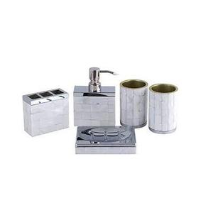 Accessoires de salle de bain en nacre distributeur de savon ensembles de porte-savon et échantillon gratuit de produit Offre Spéciale - Product Image 6