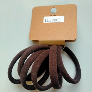 Attaches de cheveux élastiques sans couture écologiques sans dommage Bandes de cheveux élastiques Chouchous pour cheveux Bandeaux Service OEM/ODM - Product Image 3