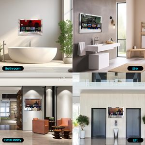 ทีวี LED HD ขนาด 65 นิ้ว สำหรับห้องน้ำ โรงแรม ฟิตเนส ซาวน่า กันน้ำ 12V ทีวีแบบกระจก ขนาดหน้าจอ 32 นิ้ว - Product Image 5