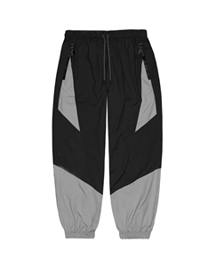 Chándal cortavientos de nailon con logotipo personalizado, conjunto de ropa de calle y ropa deportiva para hombre, chándal de gran tamaño con cremalleras de dos piezas cortavientos - Product Image 5