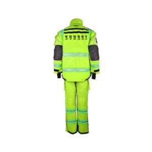 Overol de Seguridad Fluorescente de Algodón Transpirable e Impermeable, Uniforme de Trabajo de Manga Larga, Unisex, Naranja de Alta Visibilidad, Resistente a las Llamas - Product Image 2
