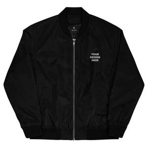 Blouson d'aviateur personnalisé streetwear de qualité supérieure blouson d'aviateur avec broderie design OEM vêtements d'extérieur à la mode pour hommes et femmes - Product Image 1