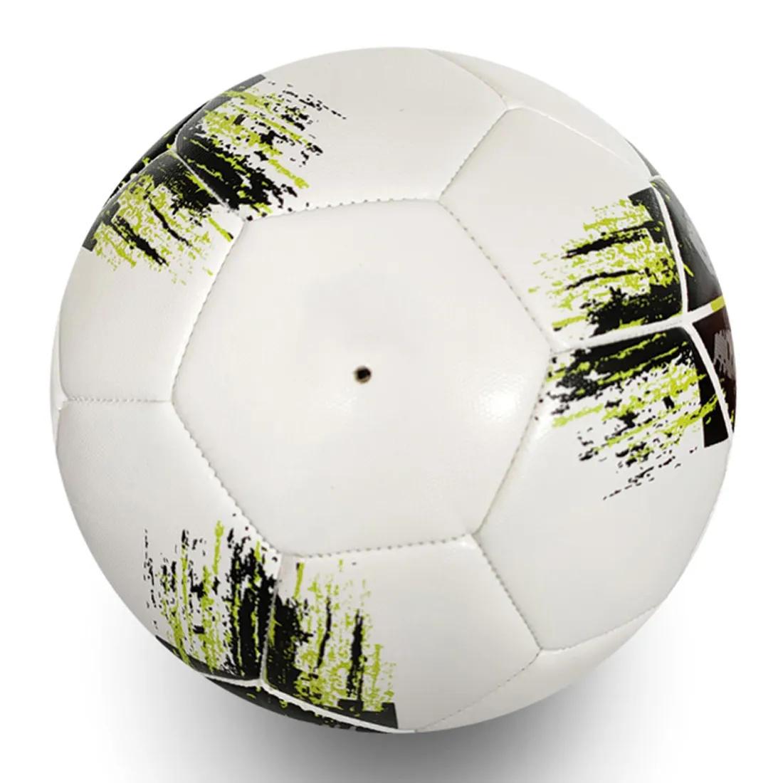 Drapeau promotionnel Ballon de football pas cher prix Machine cousue Offre Spéciale Fabrication Top Vente