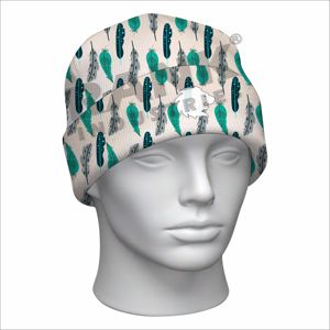 หมวกบีนนี่ทำจากวัสดุที่ดีที่สุดหมวกบีนนี่คุณภาพพรีเมี่ยมอุปกรณ์เครื่องแต่งกายหมวกผ้าแจ็คการ์ด - Product Image 1