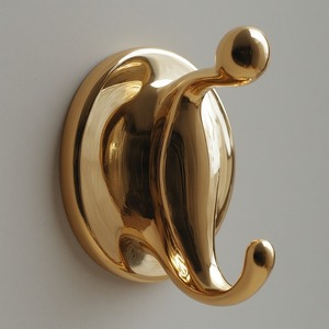 Porte-serviettes en métal moderne, durable et écologique avec design sculpté, mural, élégant et décoratif pour la salle de bain - Product Image 5