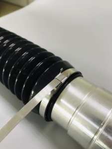 Collier de serrage pour soufflet de cardan droit en acier inoxydable 430, type interlock, pour joint homocinétique à extrémité libre, taille 740 mm, pour performance améliorée - Product Image 2