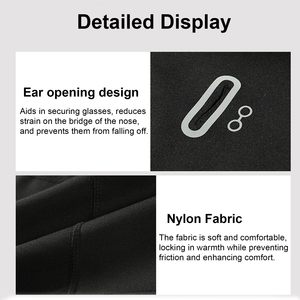 Masque cagoule intégral de cyclisme pour sports de plein air avec broderie, couvre-chef à usage quotidien, cagoule de ski à prix de gros - Product Image 4