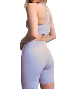 Gym Women Fitness Yoga Sets 2 Piece Seamless <b>Short</b> <b>Tights</b> Bra Set Quick Drying Active Yoga <b>Shorts</b> Set - Product Image 4
