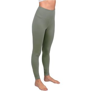 Leggings de yoga pour femmes, taille haute, couleur unie personnalisée, avec logo, taille légère, respirant, vêtements de sport pour la remise en forme - Product Image 3