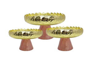 Bol à fruits décoratif fait à la main durable en aluminium métal décor à la maison accessoires de table vaisselle multi-usage disponible en gros - Product Image 5