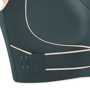 High Quality Women's Large Size <b>Cross</b> Back Sports Bra Vest Anti-Sagging Shockproof Tube <b>Top</b> with Front Logo Made In Pakistan - Product Image 4