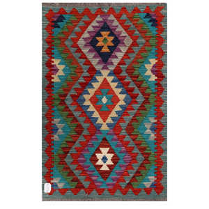 Tapis Kilim d'Afghanistan Maimana 125 X 79 cm Tapis traditionnels tissés à la main - Product Image 1