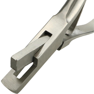 Pinza Perforadora de Orejas Veterinaria Reutilizable de Acero Inoxidable, Rectangular, con Muesca, para Caballos y Ganado - Product Image 3