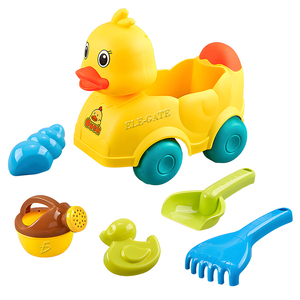 Juego de Juguetes de Playa para Verano, Carrito de Pato con Accesorios, Carrito de Plástico para Niños - Product Image 1