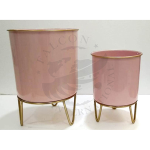 Soporte de maceta de aluminio hecho a mano con decoración verde moderna con soporte de planta de hierro para bodas y decoración del hogar - Product Image 6