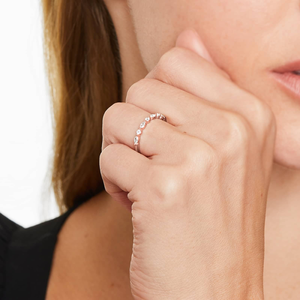 Anillo de compromiso VVS Moissanite 925 Sterling Silver Sparkle IGI Certified Lab Grown Diamond Ring - Product Image 5