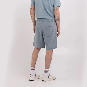 Pantalones Cortos de Algodón para Hombre, Estilo Vintage, Teñido al Sol, Desgastados, con Estampado Puff, Lavado Ácido, 2026 - Product Image 3