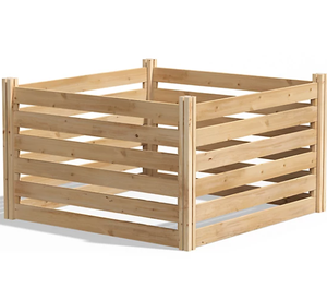 Contenedor de Compostaje Interior de Madera de Caucho Sólido (para Encimera) - Product Image 3