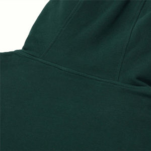 Pull à capuche oversize 100% coton manches longues pour hommes hiver épais polaire avec strass nouveauté style épaules tombantes - Product Image 6