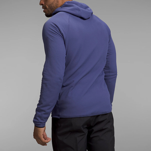 Sweat à capuche zippé personnalisable pour homme 100% coton brodé de toutes les couleurs saison d'hiver taille adulte teint uni avec appliques à vendre - Product Image 2