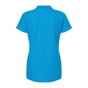 Dama pour Polo Piqué Anneau Filé 7600 Respirant Été Casual Sport Style Court Tricoté Soie Spandex Tissu Solide Brodé - Product Image 4