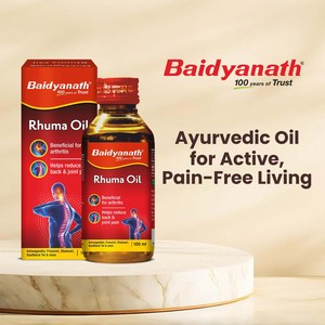 Huile ayurvédique Baidyanath Rhuma 100 ml pour massage, efficace pour soulager les douleurs aux genoux et aux articulations - Product Image 4