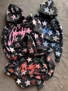 Ensemble de sweats à capuche ODM personnalisés de haute qualité pour l'hiver, 100% coton molletonné, streetwear, pull-over épais, coupe ample, en tissu French Terry, unisexe, pour hommes - Product Image 6
