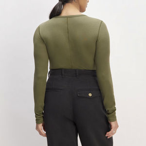 Camisetas de Manga Larga para Mujer, Diseño Nuevo, Personalizadas, Tendencia de Moda, Ropa Casual para Invierno, Otoño y Primavera - Product Image 2