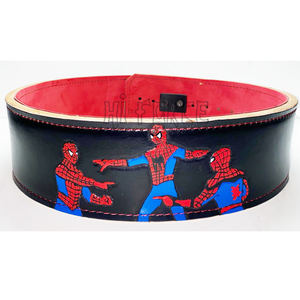 Cinturón de levantamiento de pesas de cuero con hebilla de palanca, 3 pulgadas, 10 mm para levantamiento de pesas, entrenamientos de entrenamiento de gimnasio pesado - Product Image 1