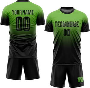 2025 nueva llegada conjuntos de uniformes de fútbol personalizados para hombres OEM secado rápido transpirable fútbol Jersey y pantalones cortos al por mayor - Product Image 5