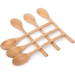 Cuillère en bois artisanale de qualité supérieure au design unique Cuillère en bois naturel pour fête et restauration de l'exportateur indien - Product Image 1