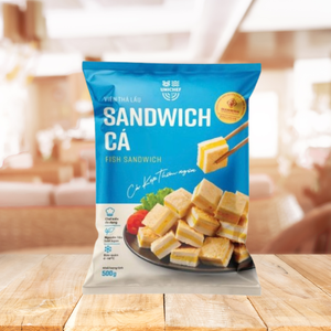 Sándwich de pescado Venta superior Ingredientes de olla caliente Sabor único Alimentos congelados Listo para enviar Fabricante de Vietnam - Product Image 2