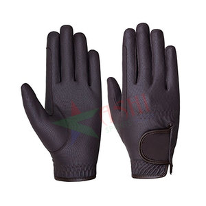 Gants de sport équestre avec logo personnalisé Gants d'équitation en cuir synthétique respirant pour hommes femmes Custom Made Outdoor Riding - Product Image 6