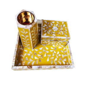 Brûleur d'encens en bois personnalisable fait à la main avec incrustation d'os de nacre porte-encens Bakhoor toutes saisons pour l'automne printemps été - Product Image 1