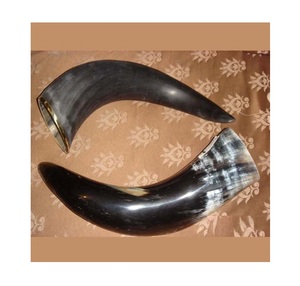 Ensemble de chopes à boire viking authentiques, polies, design amour, forme naturelle portable, souvenir pour bière et miel - Product Image 1