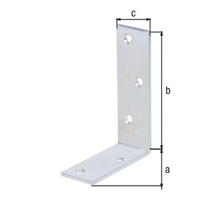 L100x75mm B.30mm Unequal Leg STA Raw <b>Bracket</b> Pack of 10 - Product Image 3