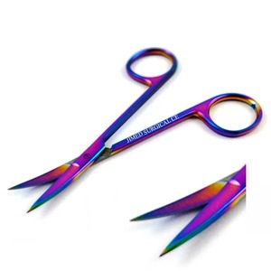 Tijeras de Iris Reutilizables Manuales de Alta Calidad con Recubrimiento Múltiple, Acero Inoxidable STR CVD para Procedimientos Quirúrgicos Clínicos y Hospitalarios - Product Image 2