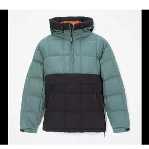 Veste d'hiver à logo personnalisable pour hommes et femmes Taille XL Toile chaude élégante avec col montant Capuche chauffante - Product Image 1