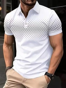 Polo de Golf para hombre deportivo bordado poliéster suave ajuste seco manga corta verano logotipo personalizado - Product Image 5