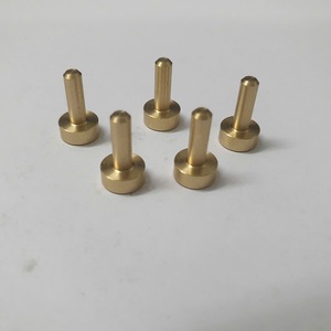 ขั้วต่อทองแดงรูปไข่ชุบทองความแม่นยำสูง |   ปลั๊กทองแดงที่ผลิตด้วยเครื่อง CNC ตามสั่ง |   หมุดทองแดงสำหรับชิ้นส่วนอิเล็กทรอนิกส์ - Product Image 3