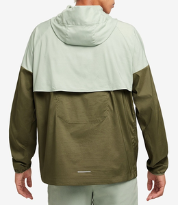 Chaqueta acolchada personalizada de 2 piezas para hombre, con capucha, transpirable, para exteriores, logotipo frontal, conjunto de poliéster/nailon - Product Image 2